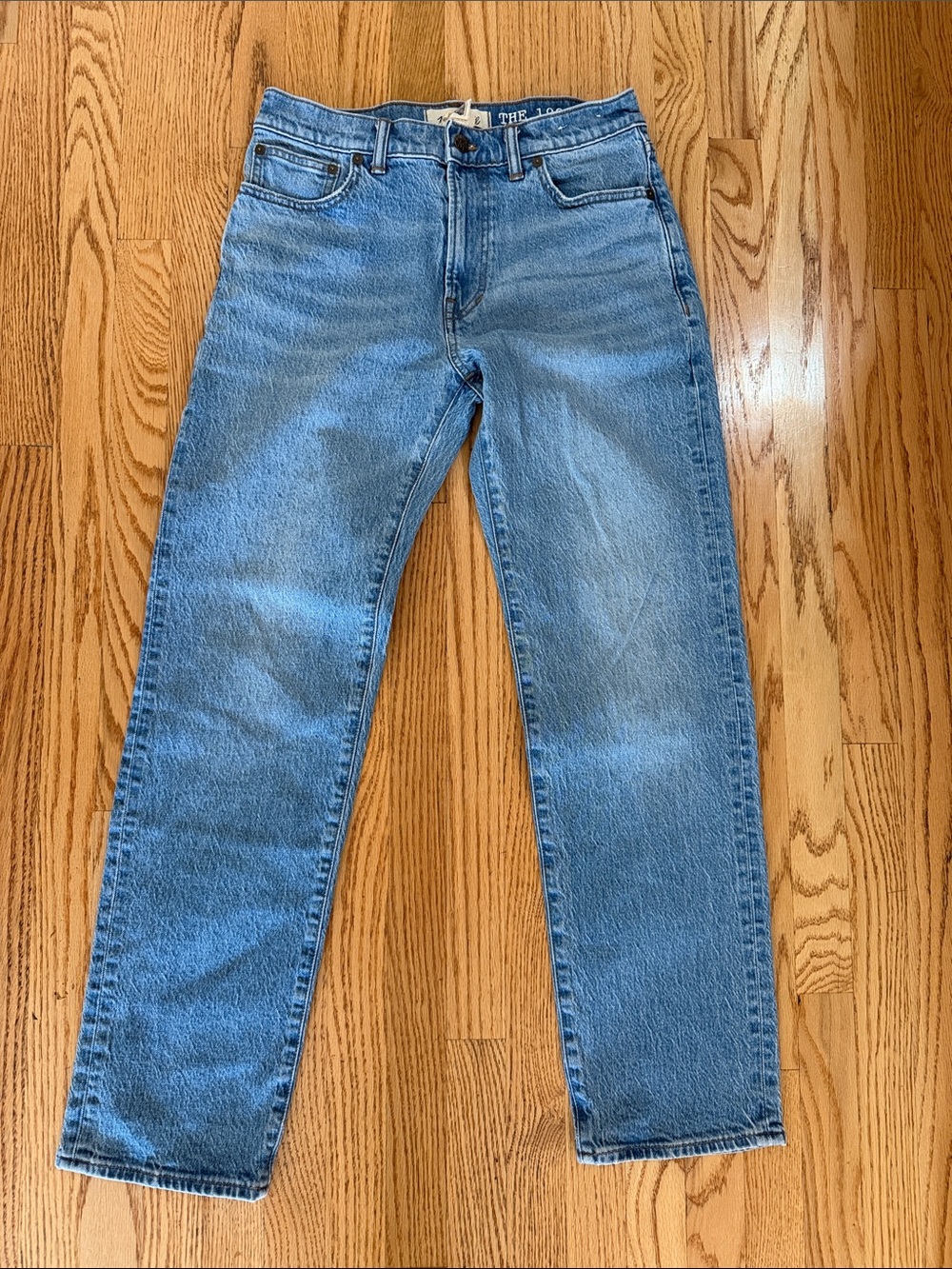 W 28 L 30 Madewell The 1991 Straight Leg Jean in light blue wash